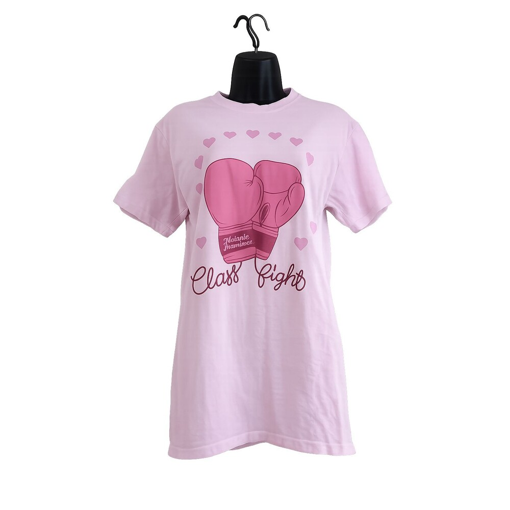 Melanie Martinez Official Merchandise - Medium Class Fight Pink Cotton T-Shirt